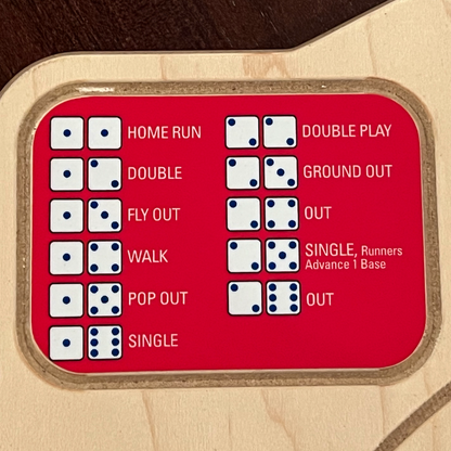 Chicago Cubs Baseball Game with Dice