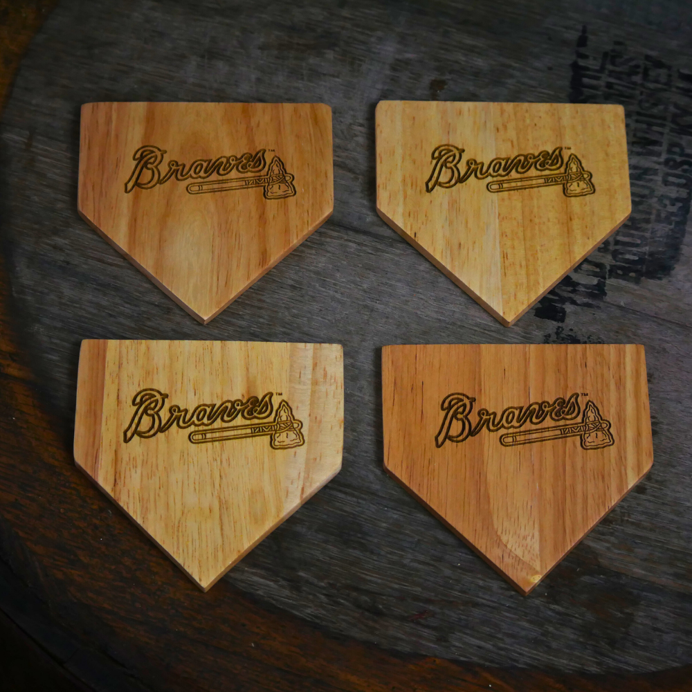 Atlanta Braves Dugout Mug®|  Wood Coaster