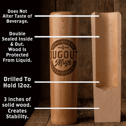 The Will Clark Signature Series Baseball Bat Mug |  Dugout Mug®