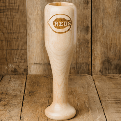 baseball bat wine glass cincinnati reds full